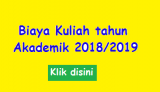 Rincian Biaya Kuliah FAI tahun Akademik 2018/2019